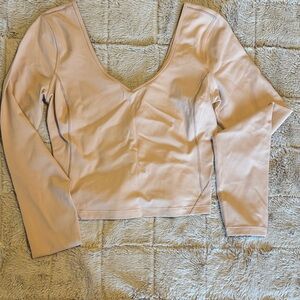 Lululemon Athletica Long Sleeve Top -nude